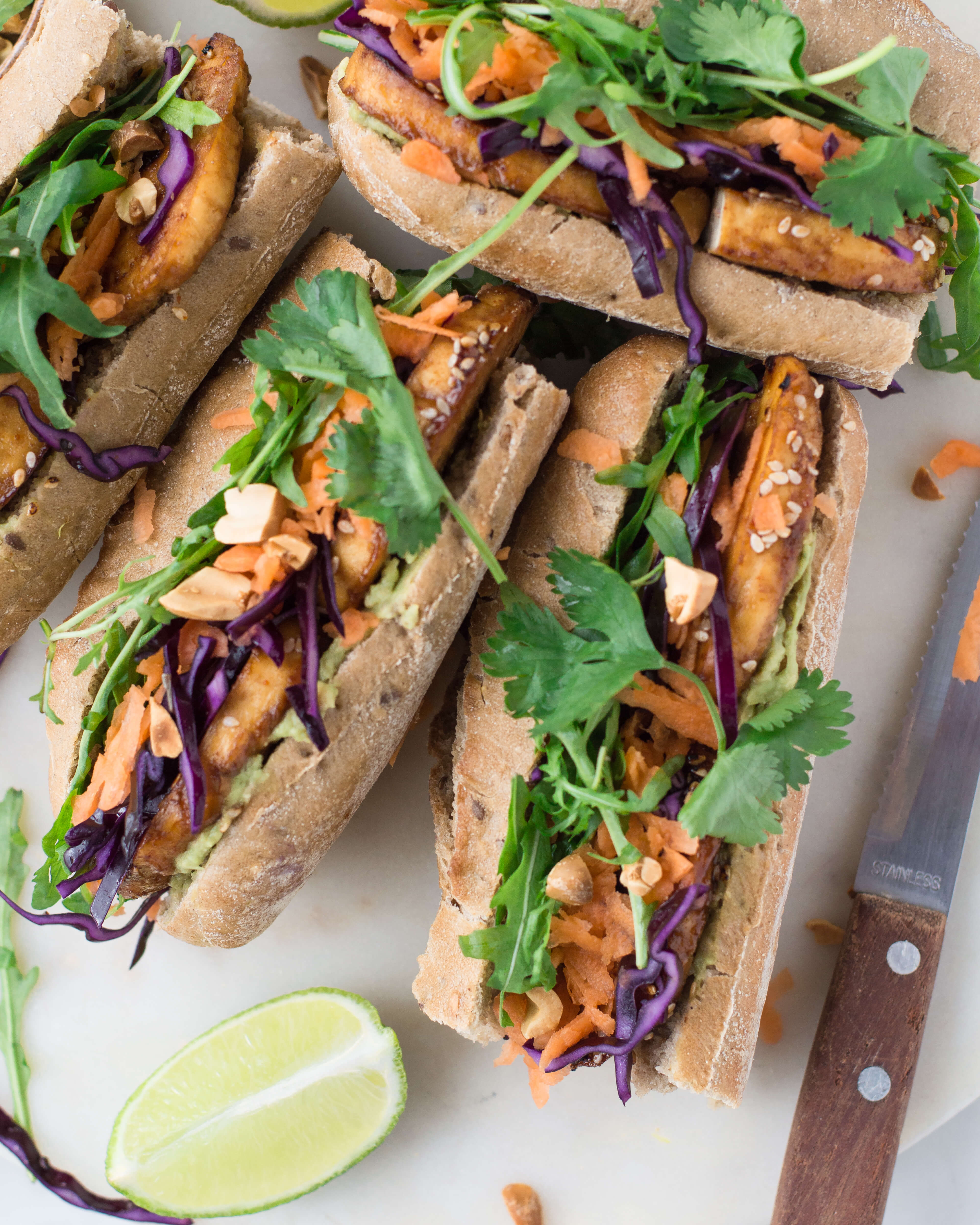 Vegan Tofu Sandwiches