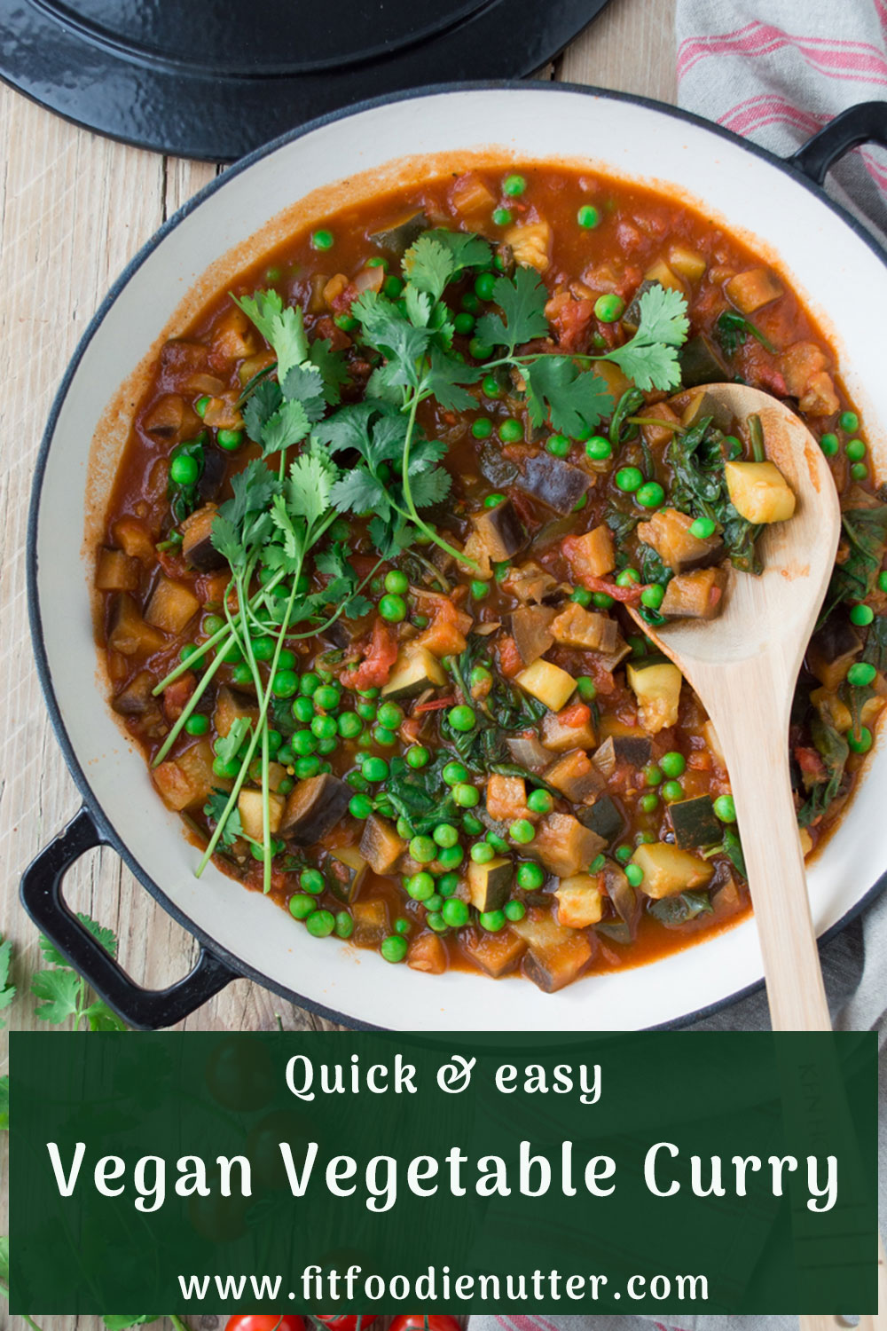 Easy Vegan Vegetable Curry - Fit Foodie Nutter